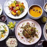 Vegetarian and Vegan dishes at Shiuli in Twickenham