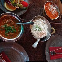 Left one is vegan. Portions are fine. at Amrit - Kreuzberg in Berlin