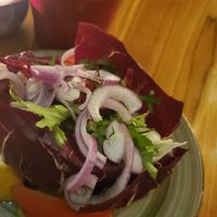 Weird and ordinary salad (included) at Amrit - Kreuzberg in Berlin