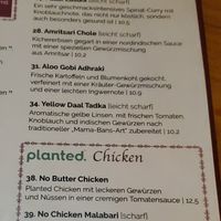 Vegan menu at Amrit - Kreuzberg in Berlin