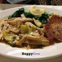 'chicken' piccata at Adama in Santa Barbara