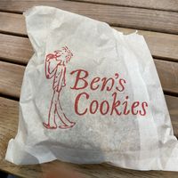 packaging at Ben's Cookies - Covent Garden in London