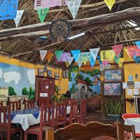 The restaurant at Sac-be Maya  in Xcalakoop