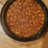 Chickpea dish at The Copper Chimney in Toronto