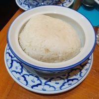 Sticky rice at Rama Thai in Dundee