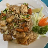 Pad Thai with tofu  at Rama Thai in Dundee