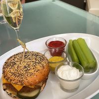 I subbed celery instead of fries  at Veranda in Las Vegas