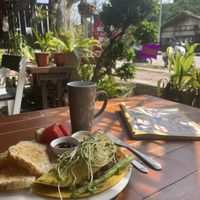 Big vegan breakfast. Worth the wait. Let’s call it brunch    at Peak Cafe in Koh Lanta