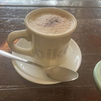 Walnut cappuccino   at Peak Cafe in Koh Lanta