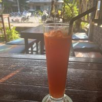 Orange/ Carrot juice  at Peak Cafe in Koh Lanta