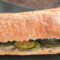 Eggplant ciabatta at Peak Cafe in Koh Lanta