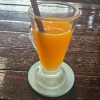 Orange juice at Peak Cafe in Koh Lanta