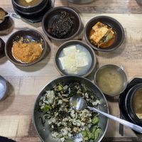 Side dishes at Hangaram Wild Vegetable Bibimbap - 한가람산채비빔밥 - Maybe closed in Haeundae-gu