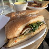 Vegan mushroom sandwich  at Sweet Melissa Cafe in Laramie