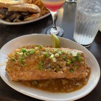 Sweet potato and black bean burrito (my favorite)   at Sweet Melissa Cafe in Laramie