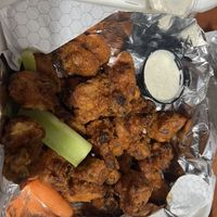 Buffalo wings  at Sweet Melissa Cafe in Laramie