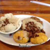 Country fried steak at Sweet Melissa Cafe in Laramie