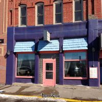 outside the cafe at Sweet Melissa Cafe in Laramie