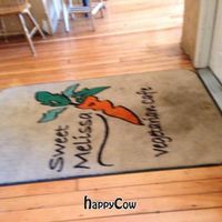 personalized carpet at Sweet Melissa Cafe in Laramie