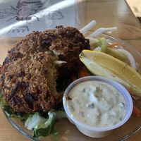 Crabless cakes  at Sweet Melissa Cafe in Laramie