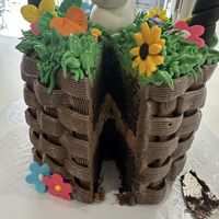 Inside of Easter cake  at Veg on Board in Calverton