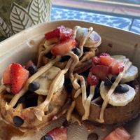 OG waffles  at Bare Blends in Denver