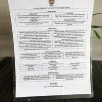 Menu 2  at Bare Blends in Denver