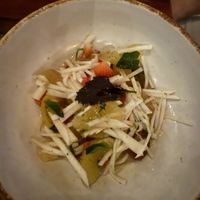 Vegan ceviche (salad really)  at Mereva in Tulum