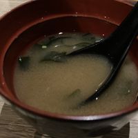 Miso soup  at L'Annexe du Café Japonais in Bordeaux