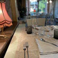 Dinner setting  at The Four Rooms of Mrs. Safija in Sarajevo