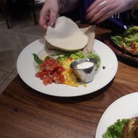 Vegan Wrap with Vegan Cheese at Hard Rock Cafe in Newcastle Upon Tyne