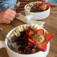 Smoothie bowls   at Eduardos Hideaway in Noord