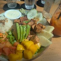 Aloha Tofu at Eduardos Hideaway in Noord