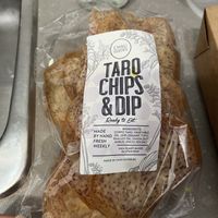 Taro chips  at Chau Veggie Express in Vancouver