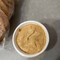 Tofu dip with chips   at Chau Veggie Express in Vancouver