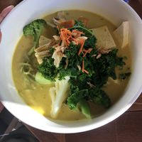 Golden temple soup is INCREDIBLE   at Chau Veggie Express in Vancouver