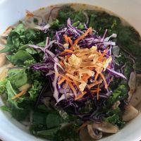 Red sand dune soup  at Chau Veggie Express in Vancouver