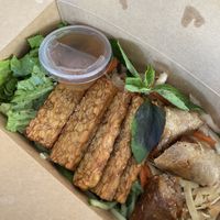 Rickety Rickshaw with added tempeh   at Chau Veggie Express in Vancouver