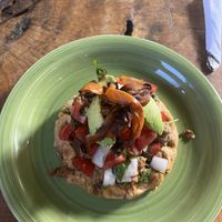 Savoury waffle   at The Emporium in San Marcos La Laguna