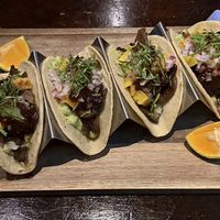 Mushroom Tacos  at Kooks Smokehouse and Bar in Santa Teresa