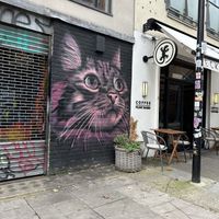   at Gecko Coffeehouse in East London