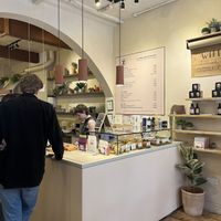   at Gecko Coffeehouse in East London