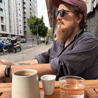   at Gecko Coffeehouse in East London