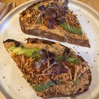 Avocado Toast  at Gecko Coffeehouse in East London