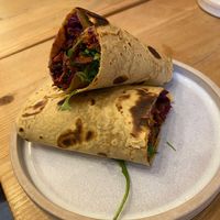 Wraps at Gecko Coffeehouse in East London