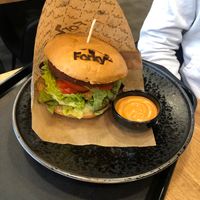 Forky’s burger and bbq sauce  at Forky's - Ostrava in Ostrava