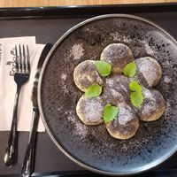 Sweet dumplings with rich plum filling❤️ at Forky's - Ostrava in Ostrava