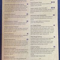 Brunch menu #Veganuary at RED LENTIL in Sharon