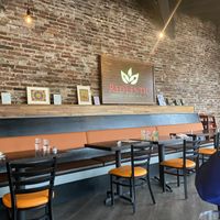 Modern decor, upscale vibe  at RED LENTIL in Sharon