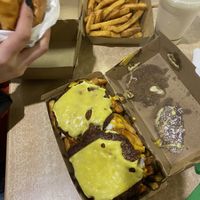 Takeaway order   at Mesy Burger in Kensington